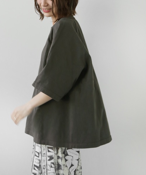 Champion（チャンピオン）の「別注【CHAMPION】*RELUME USA RELAX FIT SMU：Tシャツ（Tシャツ/カットソー・レディース・ホワイト/サックスブルー/ピンク/ブラック系その他・LARGE）」の17枚目の写真
