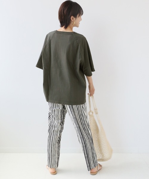 Champion（チャンピオン）の「別注【CHAMPION】*RELUME USA RELAX FIT SMU：Tシャツ（Tシャツ/カットソー・レディース・ホワイト/サックスブルー/ピンク/ブラック系その他・LARGE）」の7枚目の写真