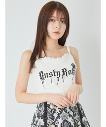 ロゴプリントキャミ