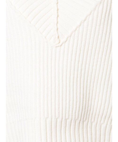 EMODA（エモダ）の「ワイドショートニットベスト（ベスト・レディース・ホワイト/ブラック/ブルー・FREE）」の14枚目の写真