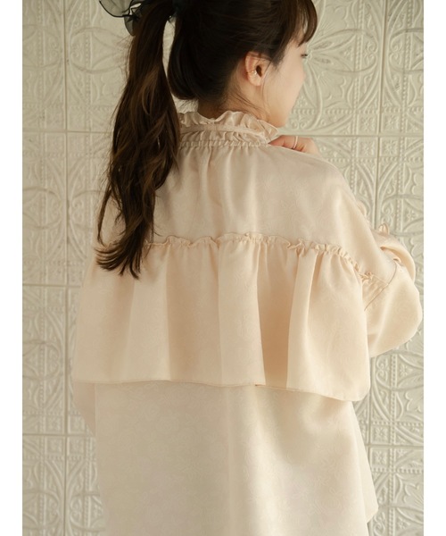 JUMELLE(ジュメロ)の「ジャガードブラウス(シャツ/ブラウス・レディース・ベージュ・FREE)」の12枚目の写真