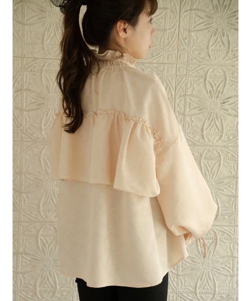 JUMELLE(ジュメロ)の「ジャガードブラウス(シャツ/ブラウス・レディース・ベージュ・FREE)」の13枚目の写真