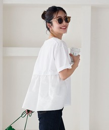 バックフリルドッキングTシャツ