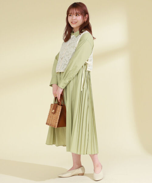 Ray BEAMS（レイビームス）の「Ray BEAMS / カット ジャカード ベスト（ベスト・レディース・ブラック/ホワイト系その他6・ONE SIZE）」の12枚目の写真