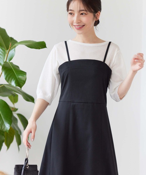 fifth（フィフス）の「【スタイリストレコメンド】ツイルマーメイドキャミワンピース（ワンピース・レディース・ブラック/ブルー/アイボリー・M/XS）」の19枚目の写真