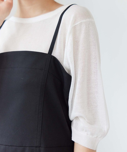 fifth（フィフス）の「【スタイリストレコメンド】ツイルマーメイドキャミワンピース（ワンピース・レディース・ブラック/ブルー/アイボリー・M/XS）」の21枚目の写真