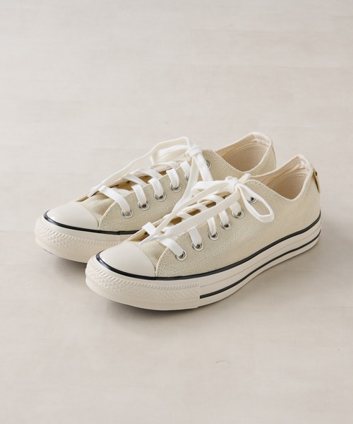 CONVERSE（コンバース）の「CONVERSE/コンバース　USヘンプOX（スニーカー・レディース・ホワイト/イエロー・4.5/5.5）」の7枚目の写真