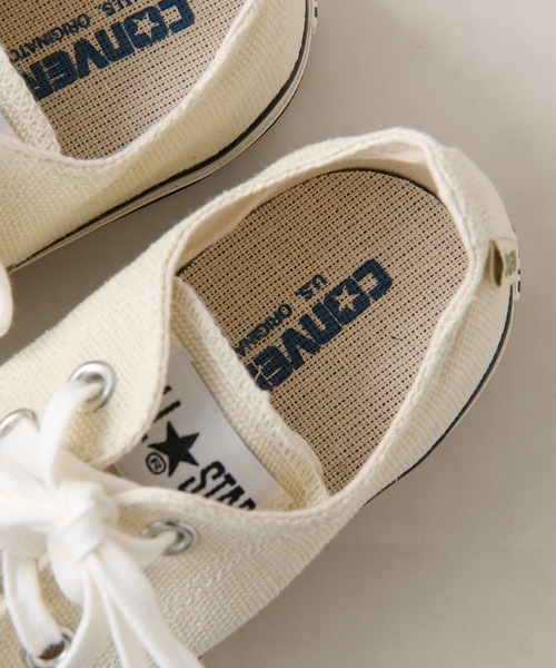CONVERSE（コンバース）の「CONVERSE/コンバース　USヘンプOX（スニーカー・レディース・ホワイト/イエロー・4.5/5.5）」の6枚目の写真
