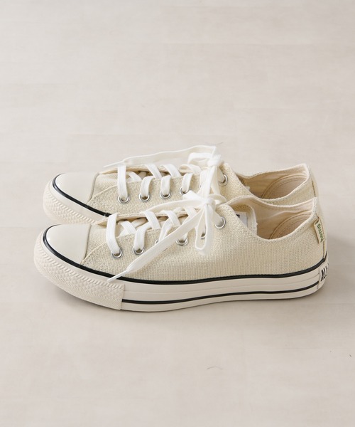 CONVERSE（コンバース）の「CONVERSE/コンバース　USヘンプOX（スニーカー・レディース・ホワイト/イエロー・4.5/5.5）」の12枚目の写真