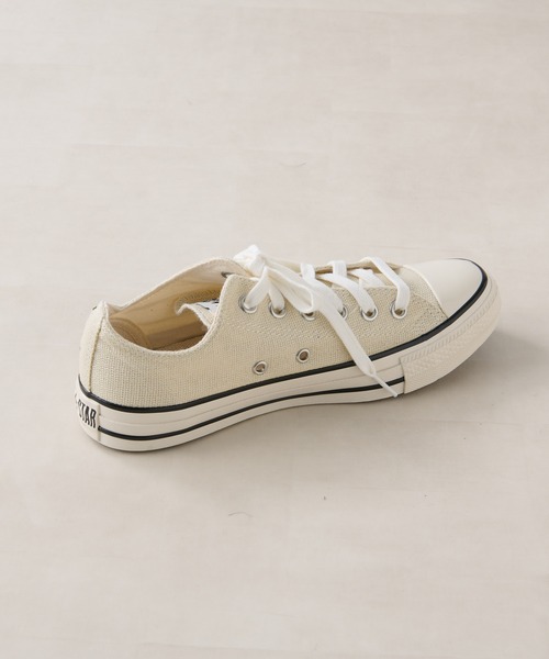 CONVERSE（コンバース）の「CONVERSE/コンバース　USヘンプOX（スニーカー・レディース・ホワイト/イエロー・4.5/5.5）」の8枚目の写真