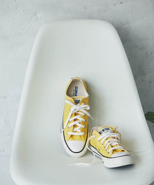 CONVERSE（コンバース）の「CONVERSE/コンバース　USヘンプOX（スニーカー・レディース・ホワイト/イエロー・4.5/5.5）」の9枚目の写真
