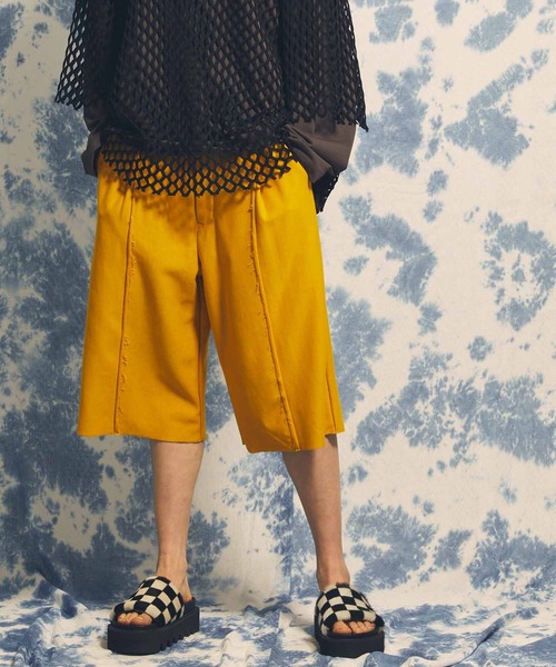 メゾンスペシャル ケミカル クラッシュ スウェット ワイド パンツ ショーツ MAISON SPECIAL（メゾンスペシャル）の「《UNISEX》Chemical