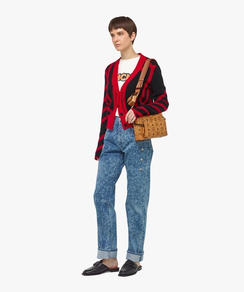 MCM（エムシーエム）の「MCM/エムシーエム/〈ソフト ベルリン〉多機能クロスボディバッグ - ヴィセトス（ショルダーバッグ・レディース・ブラウン/ブラック・FREE）」の9枚目の写真