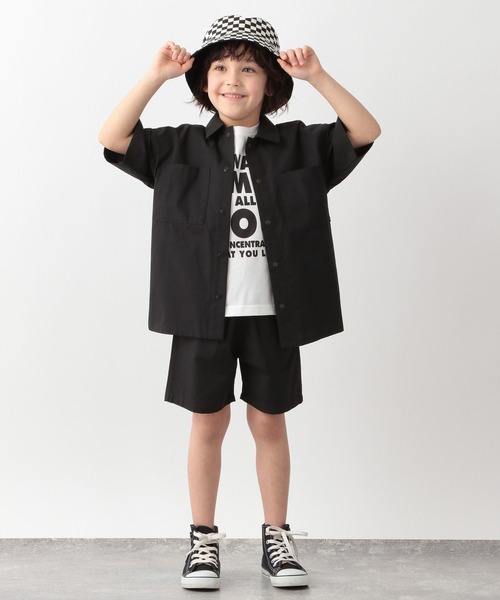 GLOBAL WORK（グローバルワーク）の「キッズ/エアカルシャツ半袖/262788（シャツ/ブラウス・キッズ・ブラック/その他・110cm/100cm/120cm/130cm/140cm/150cm/160cm）」の6枚目の写真