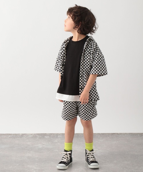 GLOBAL WORK（グローバルワーク）の「キッズ/エアカルシャツ半袖/262788（シャツ/ブラウス・キッズ・ブラック/その他・110cm/100cm/120cm/130cm/140cm/150cm/160cm）」の12枚目の写真