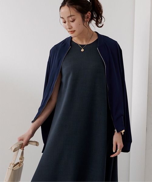 UR'S（ユアーズ）の「MA-1ブルゾン（ブルゾン・レディース・ネイビー/ブラック・XS/S/M）」の2枚目の写真