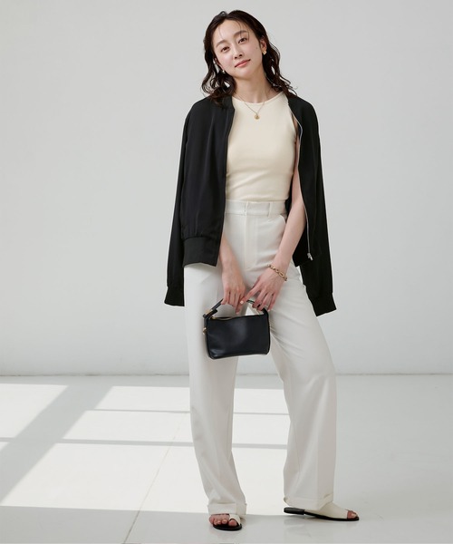 UR'S（ユアーズ）の「MA-1ブルゾン（ブルゾン・レディース・ネイビー/ブラック・XS/S/M）」の3枚目の写真