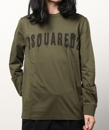 DSQUARED2 | T-SHIRT /DSQUARED2 LOGO SPRAY C. L/S TEE /COOL FIT /WASH /0221(Tシャツ/カットソー)