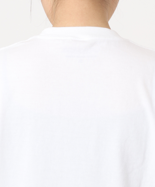 journal standard L'essage（ジャーナルスタンダードレサージュ）の「ピグメントプリントTシャツ（Tシャツ/カットソー・レディース・ホワイト/ネイビー/ピンク・FREE）」の19枚目の写真