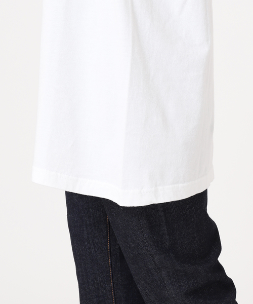journal standard L'essage（ジャーナルスタンダードレサージュ）の「ピグメントプリントTシャツ（Tシャツ/カットソー・レディース・ホワイト/ネイビー/ピンク・FREE）」の22枚目の写真