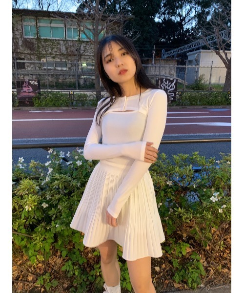 WC(ダブル シー)の「ショートカーデセットトップス(Tシャツ/カットソー・レディース・ホワイト/ブラック/サックスブルー・FREE)」の19枚目の写真