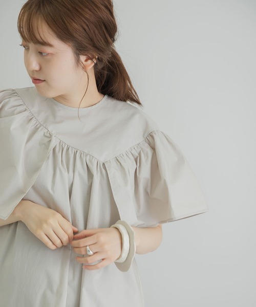 LAATO（ラート）の「BIG FRILL BLOUSE（シャツ/ブラウス・レディース・グレー系その他/ブラック/イエロー・FREE）」の21枚目の写真