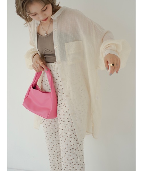 【新品】 マドモアゼル Mesdemoiselles イエナ シースルーシャツ シースルールーズシャツ（シャツ/ブラウス）｜jumelle（ジュメロ