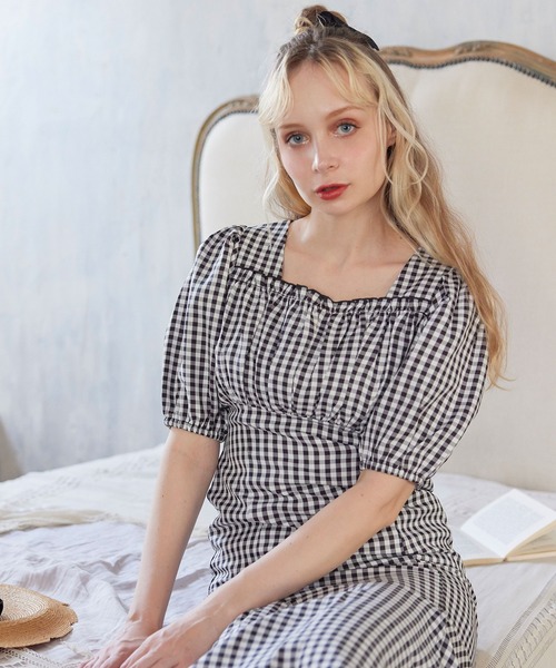 DearMyLoveRose(ディアマイラブローズ)の「マーメイドスリットワンピース(ワンピース・レディース・ブルーグレー/ブラック/ブラウン/ベージュ・MEDIUM/LARGE/XX-LARGE/X-LARGE)」の20枚目の写真