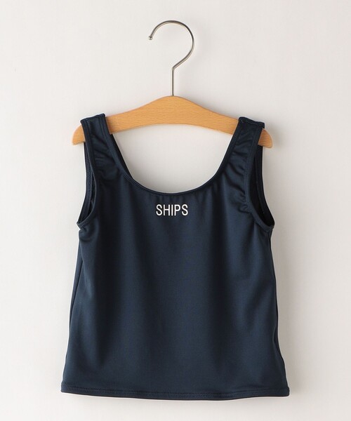 SHIPS（シップス）の「SHIPS KIDS:120～150cm / ストライプ セパレート スイム ウェア（水着・キッズ・ネイビー・120/130/140/150）」の9枚目の写真