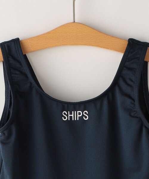 SHIPS（シップス）の「SHIPS KIDS:120～150cm / ストライプ セパレート スイム ウェア（水着・キッズ・ネイビー・120/130/140/150）」の11枚目の写真