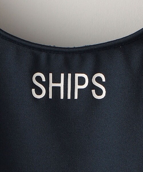 SHIPS（シップス）の「SHIPS KIDS:120～150cm / ストライプ セパレート スイム ウェア（水着・キッズ・ネイビー・120/130/140/150）」の14枚目の写真