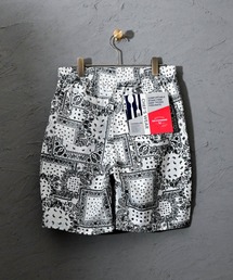 ツイルペイズリープリント シェフショートパンツ