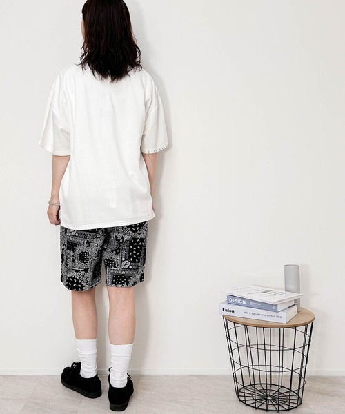 Ritzy（リッツィー）の「ツイルペイズリープリント シェフショートパンツ（その他パンツ・メンズ・ホワイト/ブラック・MEDIUM/LARGE/X-LARGE/SMALL）」の8枚目の写真