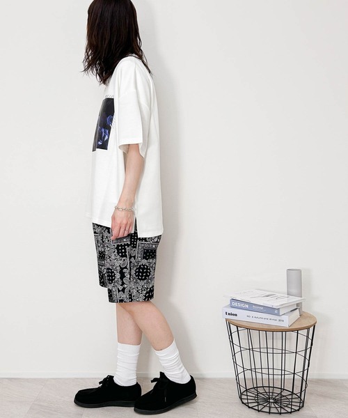 Ritzy（リッツィー）の「ツイルペイズリープリント シェフショートパンツ（その他パンツ・メンズ・ホワイト/ブラック・MEDIUM/LARGE/X-LARGE/SMALL）」の7枚目の写真