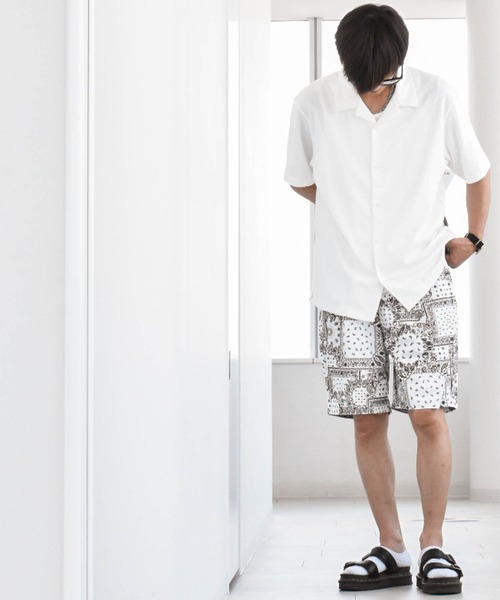 Ritzy（リッツィー）の「ツイルペイズリープリント シェフショートパンツ（その他パンツ・メンズ・ホワイト/ブラック・MEDIUM/LARGE/X-LARGE/SMALL）」の12枚目の写真