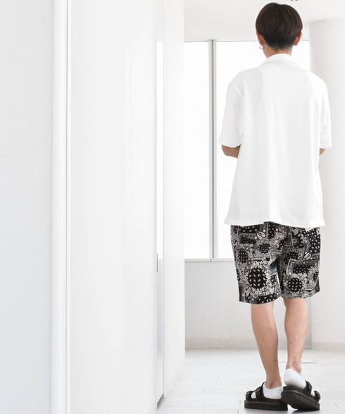 Ritzy（リッツィー）の「ツイルペイズリープリント シェフショートパンツ（その他パンツ・メンズ・ホワイト/ブラック・MEDIUM/LARGE/X-LARGE/SMALL）」の14枚目の写真