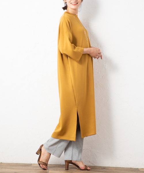 aunt lily(アントリリー)の「リブジャージーストレートパンツ(その他パンツ・レディース・ベージュ/グレー/ピンク・LL/M)」の10枚目の写真