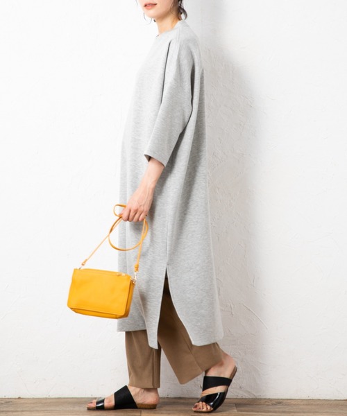 aunt lily(アントリリー)の「リブジャージーストレートパンツ(その他パンツ・レディース・ベージュ/グレー/ピンク・LL/M)」の12枚目の写真