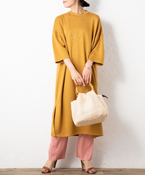 aunt lily(アントリリー)の「リブジャージーストレートパンツ(その他パンツ・レディース・ベージュ/グレー/ピンク・LL/M)」の17枚目の写真