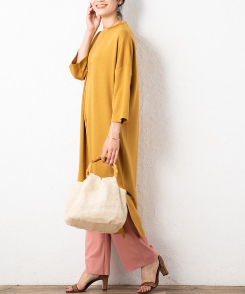 aunt lily(アントリリー)の「リブジャージーストレートパンツ(その他パンツ・レディース・ベージュ/グレー/ピンク・LL/M)」の18枚目の写真