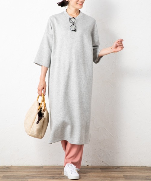 aunt lily(アントリリー)の「リブジャージーストレートパンツ(その他パンツ・レディース・ベージュ/グレー/ピンク・LL/M)」の19枚目の写真