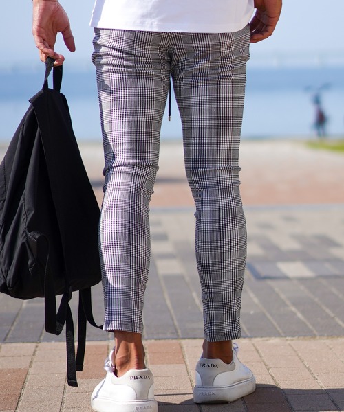 アダムスジャグラーチェックパンツ2枚セット adamsJUGGLER パンツ RTEG O.Bチェックパンツ メンズ レディース