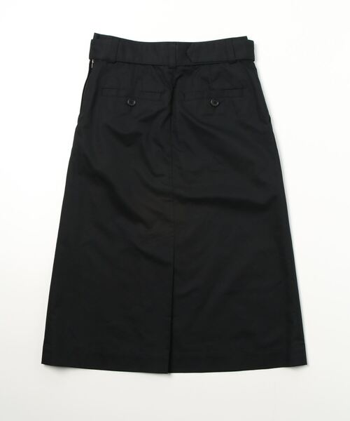 マーガレットハウエル　コットンリネンベルト付きスカート セール】LINEN COTTON TWILL（スカート）｜MARGARET HOWELL