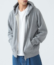 UNUSED グレー ジップアップジャケット　BEAMS UNUSED グレー ジップアップジャケット BEAMS フェイクスエード
