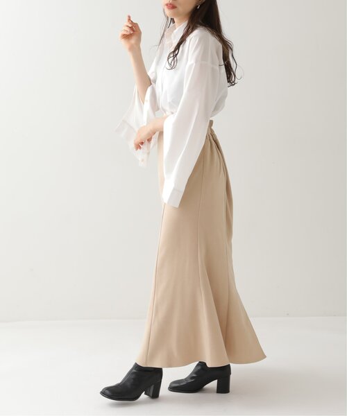 RAY CASSIN（レイカズン）の「スリーブオープンシャツ（シャツ/ブラウス・レディース・オフホワイト/グリーン系/ブルー系・FREE）」の8枚目の写真