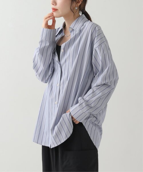 RAY CASSIN（レイカズン）の「スリーブオープンシャツ（シャツ/ブラウス・レディース・オフホワイト/グリーン系/ブルー系・FREE）」の13枚目の写真