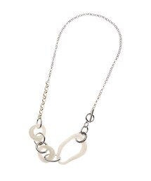 INDIVI | ガラス風メタルコンビネックレス(ネックレス)