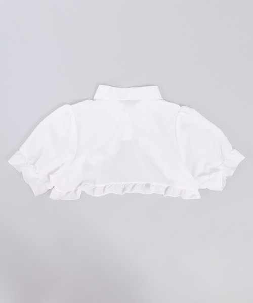 WC（ダブル シー）の「ショートフリル半袖ブラウス（シャツ/ブラウス・レディース・ホワイト・FREE）」の9枚目の写真
