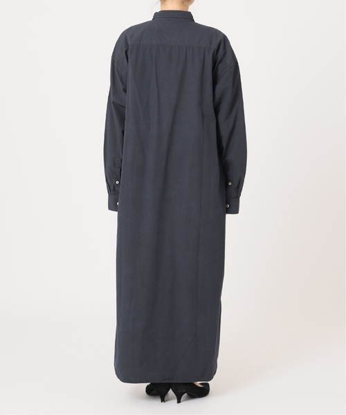 ARMEN(アーメン)の「■【ARMEN/アーメン】POPLIN REGULAR COLLAR MAXI OP:別注ワンピース(シャツワンピース・レディース・チャコールグレー/ネイビー・FREE)」の22枚目の写真