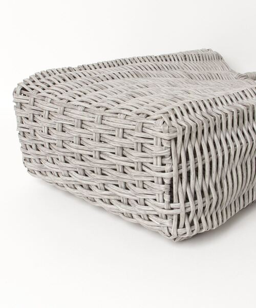 MAKE UP(メイクアップ)の「MAKE UP PE編みトートバッグ(トートバッグ・レディース・グレー/ナチュラル・FREE)」の5枚目の写真